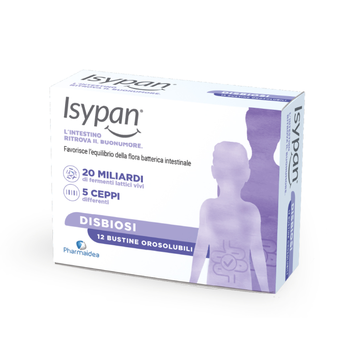 Isypan&reg; Disbiosi Pharmaidea 12 Bustine Orosolubili
