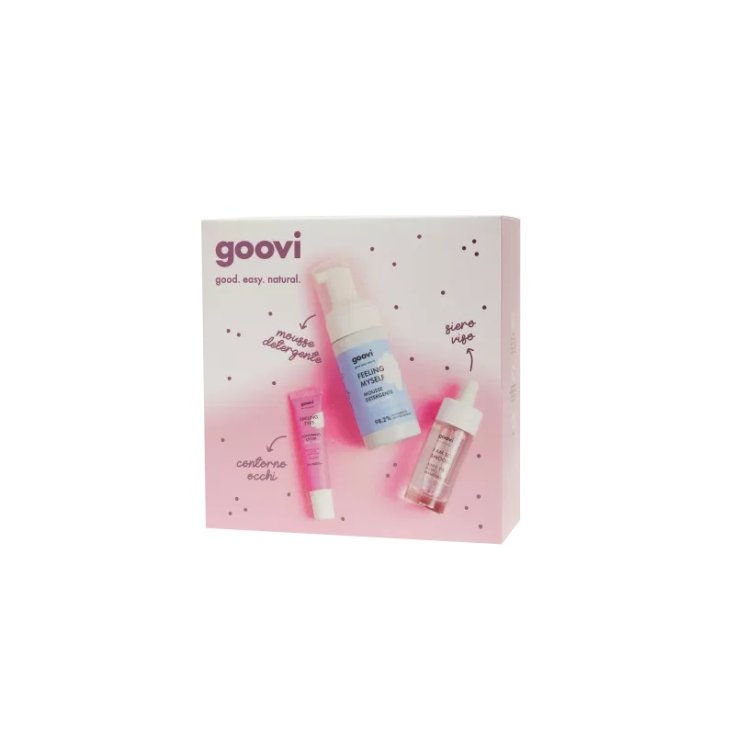 Cofanetto Look at Me Mousse + Contorno Occhi Levigante + Siero Acido Ialuronico Goovi