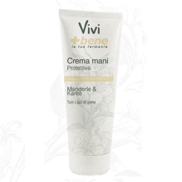 Vivi +Bene Crema Mani Mandorle e Karit&egrave; 75ml