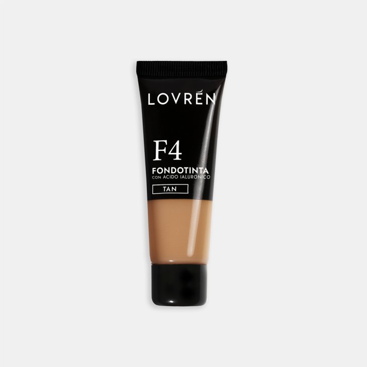 Fondotinta F4 Tan con Acido Ialuronico Lovren 25ml