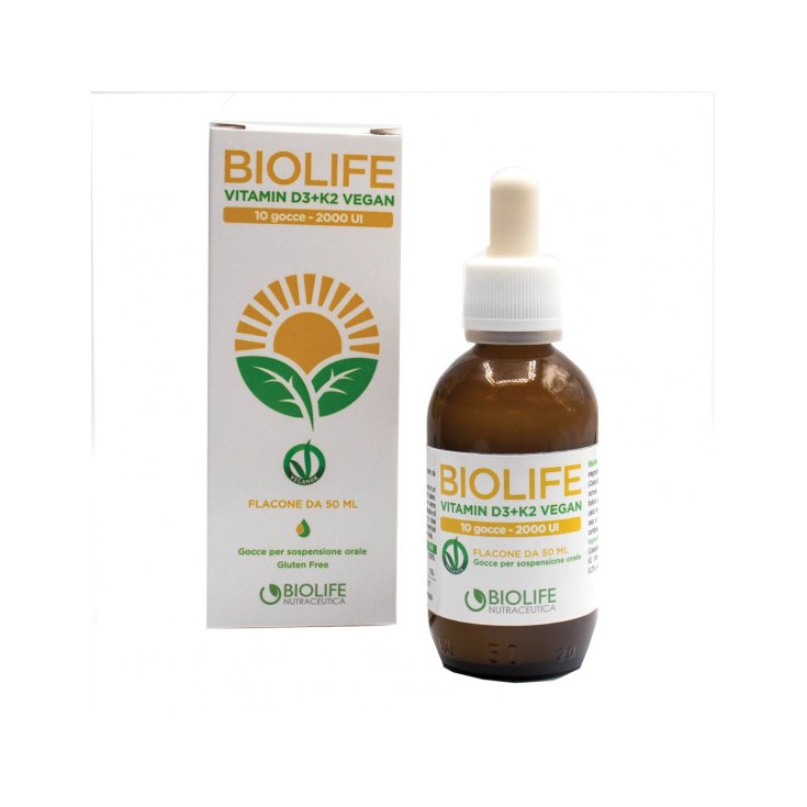 Vitamin D3 + K2 Vegan Biolife 50ml