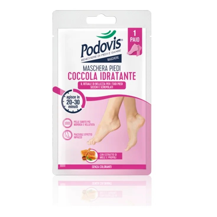 Maschera Piedi Coccola Idratante Podovis 1 Paio
