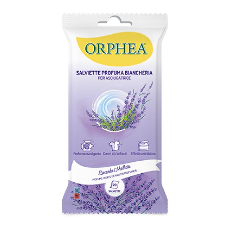 Salviette Profuma Biancheria Lavanda Orphea 20 Salviette
