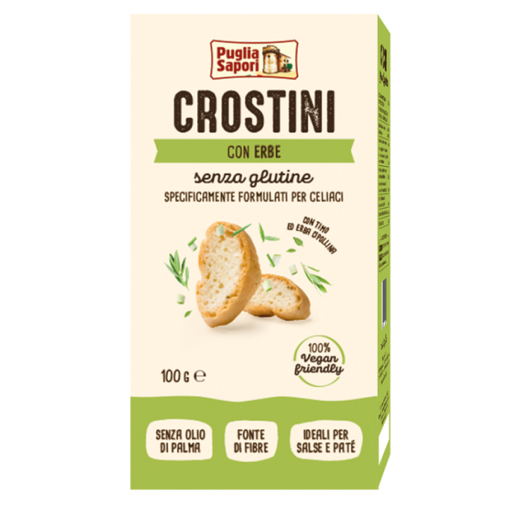 Crostini Con Erbe Puglia Sapori 100g