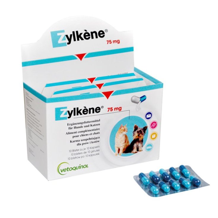 Zylkene 100 cps - <10kg cane/gatto - 75 Mg