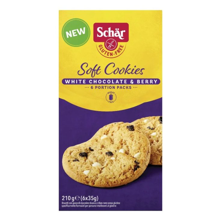 Soft Cookie White Chocolate & Berry Sh&auml;r 210g