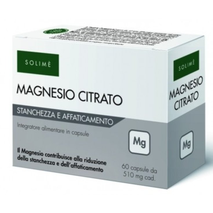Magnesio Citrato Bibasico Solimè 60 Capsule Magnesio Citrato Bibasico Solimè 60 Capsule