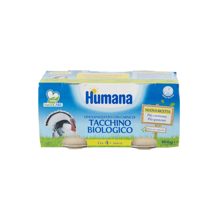 Omogeneizzato di Tacchino Biologico Humana 2x80g
