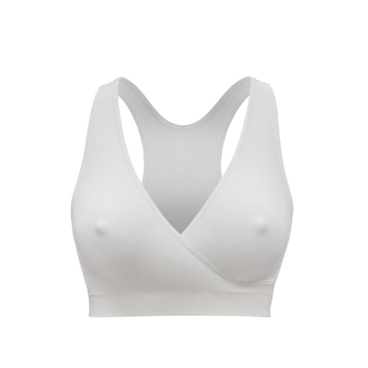 Reggiseno da Notte per Gravidanza e Allattamento Keep Cool Sleep Bianco Tg.M&nbsp;Medela