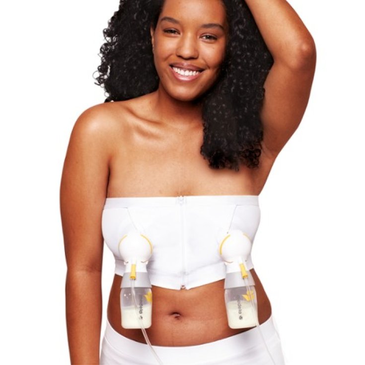 Bustino Hands-free&trade; Bianco Tg.S Medela