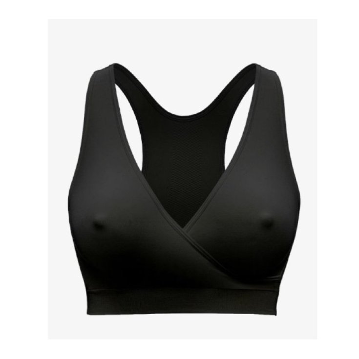 Reggiseno da Notte per Gravidanza e Allattamento Keep Cool Sleep Nero Tg.S&nbsp;Medela