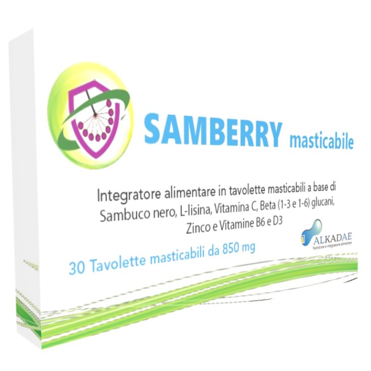 Samberry Masticabile Alkadae 30 Tavolette