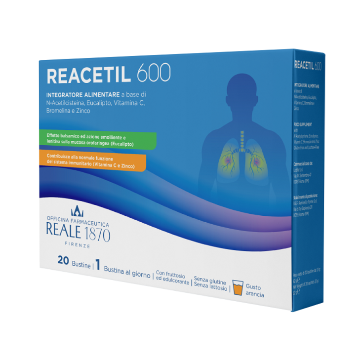 Reacetil 600 Reale 1870 20 Bustine
