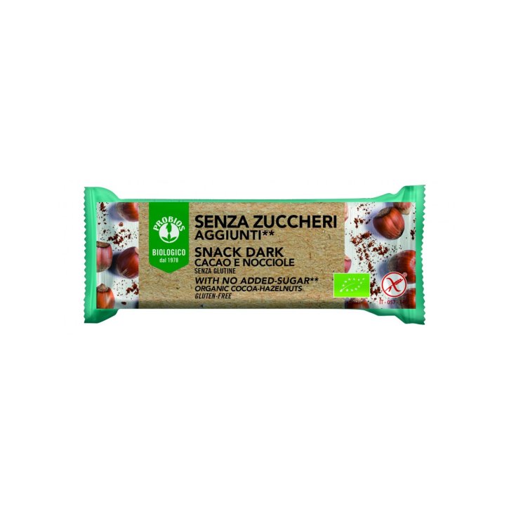 Snack Dark Cacao e&nbsp;Nocciole Probios 25g