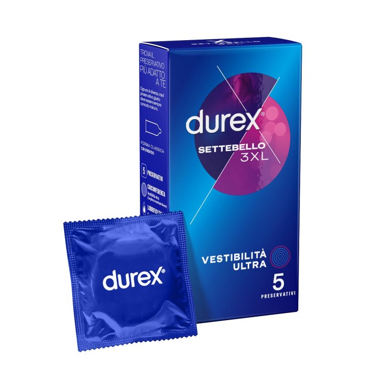 Settebello 3XL Vestibilit&agrave; Ultra Durex 5 Pezzi