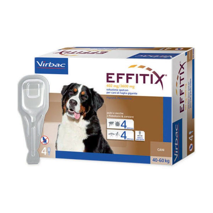 Effitix Spot-On - XLarge (40 - 60Kg) - 24 Pipette