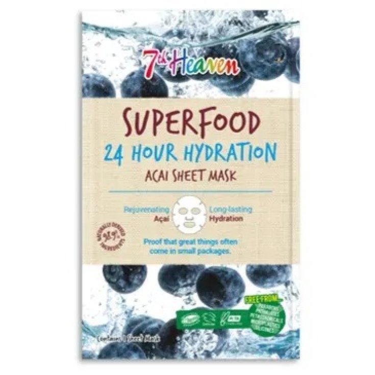 Maschera Viso 24H di Idratazione Acai 7th Heaven Montagne Jeunesse