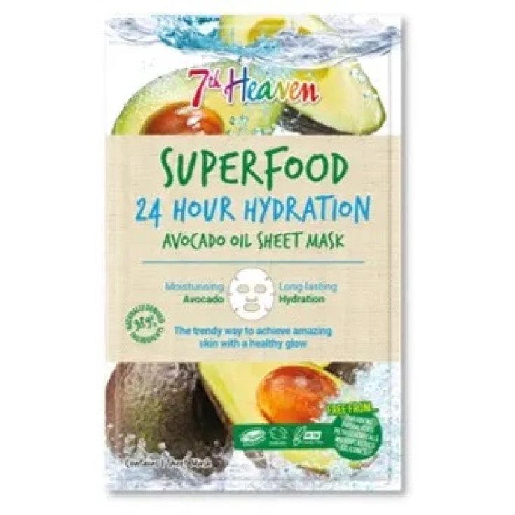 Maschera Viso 24H di Idratazione Avocado 7th Heaven Montagne Jeunesse