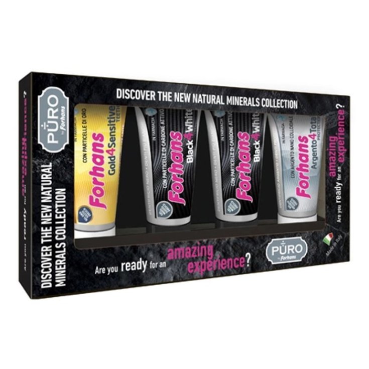 Minerals Collection Kit by Forhans 4 Dentifrici