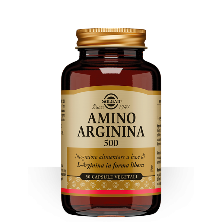 Amino Arginina 500 Solgar 50 Capsule Vegetali