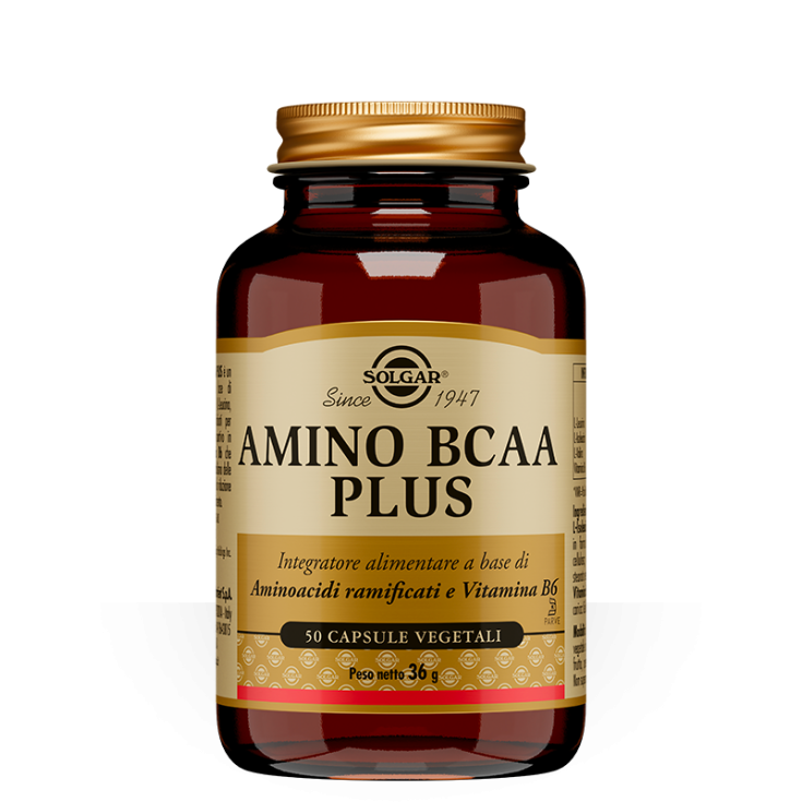 Amino BCAA Plus Solgar 50 Capsule Vegetali