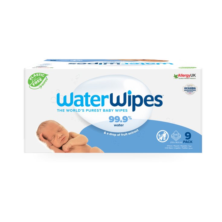 Salviette Bio WaterWipes&reg; 9x60 Pezzi