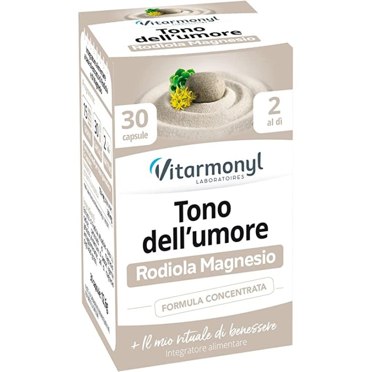 Tono Dell'Umore Rodiola Magnesio Vitarmonyl 30 Capsule