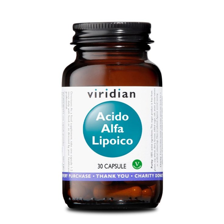 Acido Alfa Lipoico Viridian 30 Capsule Acido Alfa Lipoico Viridian 30 Capsule