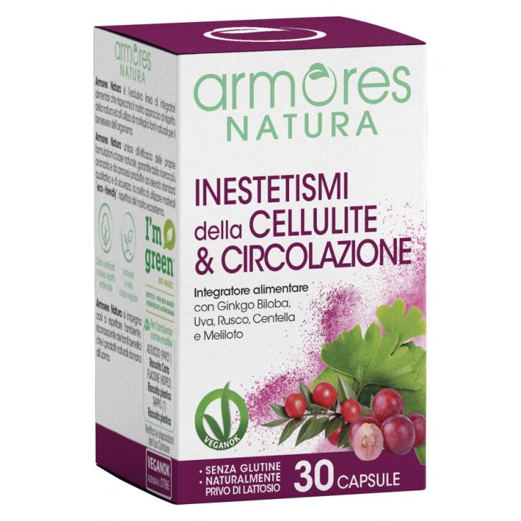 Inestetismi Della Cellulite & Circolazione Armores Natura 30 Capsule