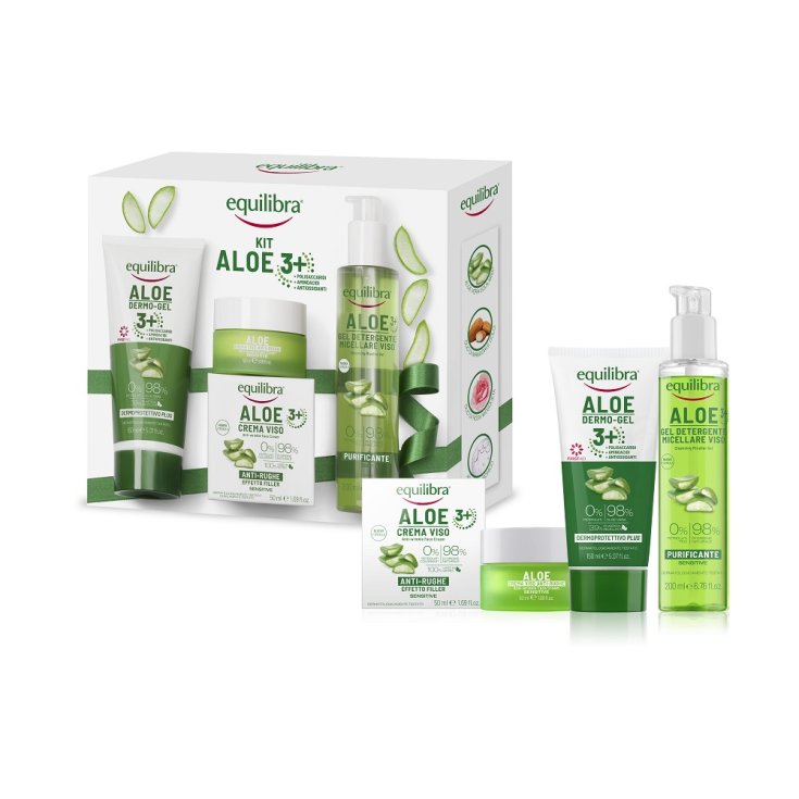 Kit Viso Aloe 3+ Equilibra&reg; Cofanetto