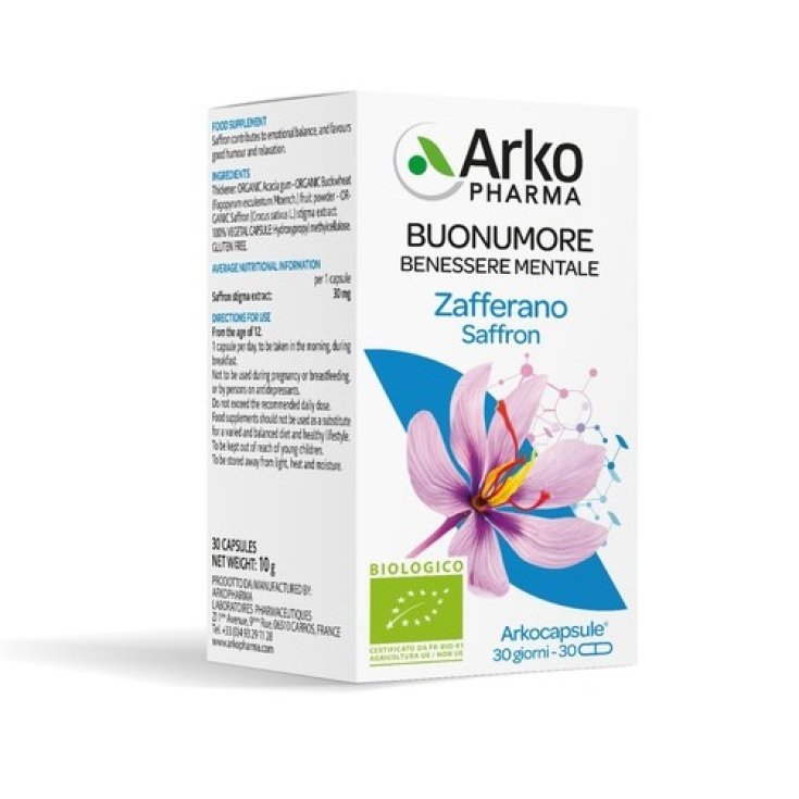 Zafferano Arkocapsule Arkopharma 30 Capsule