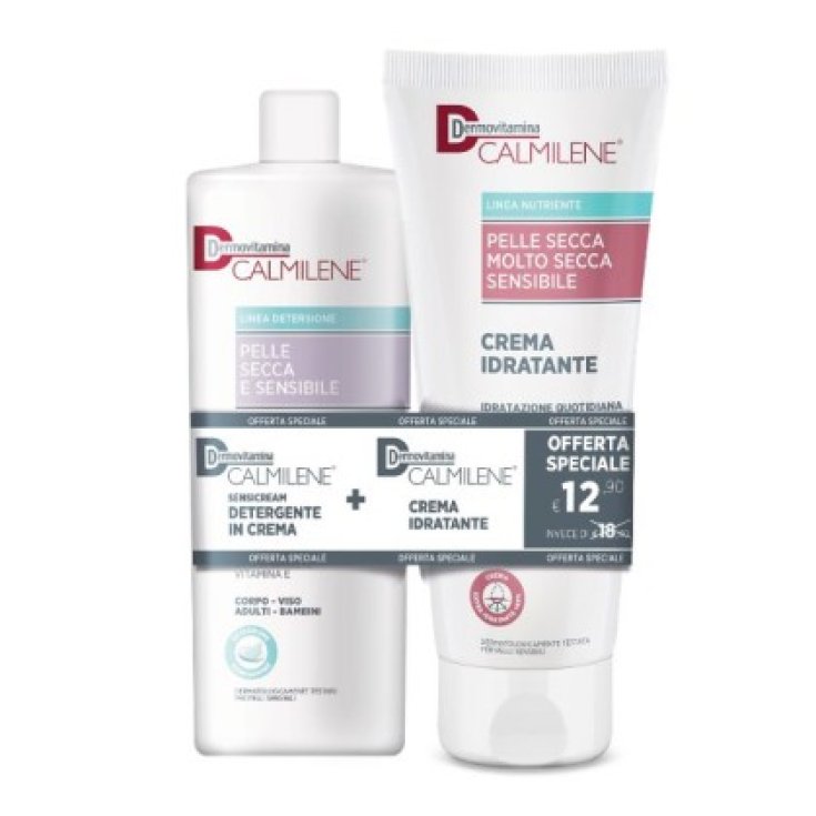 Calmilene Sensicream Detergente + Crema Idratante Dermovitamina
