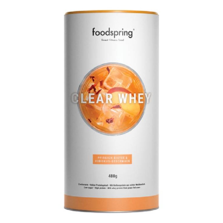Clear Whey T&egrave; alla Pesca Foodspring 480g
