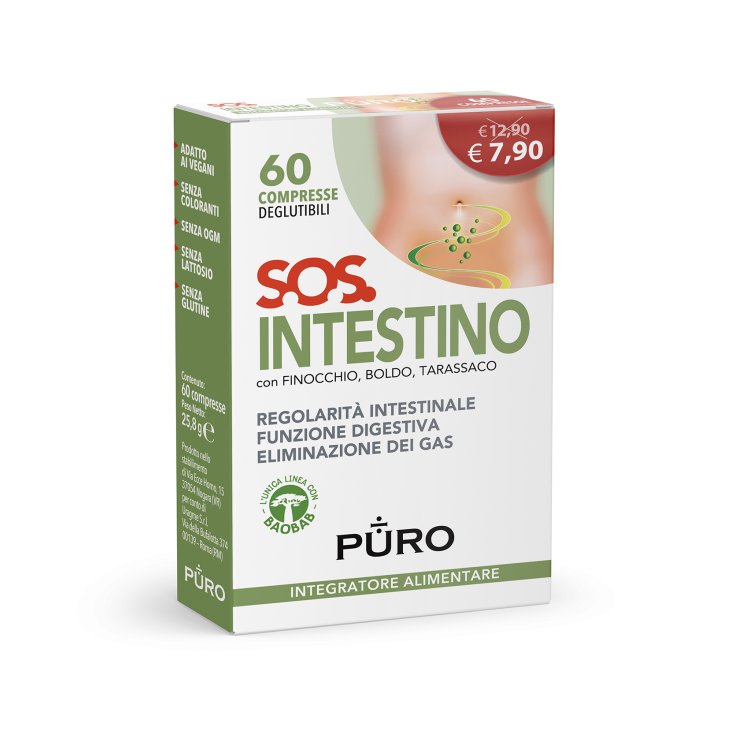 S.O.S. Intestino Puro 60 Compresse Deglutibili