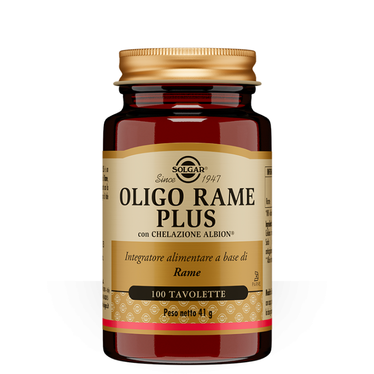 Oligo Rame Plus Solgar 100 Tavolette