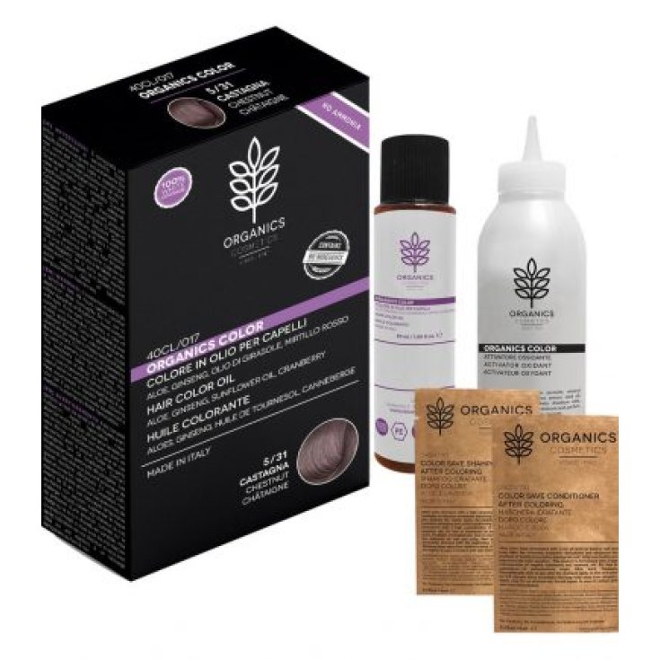 Colore&nbsp;in Olio Per Capelli 5/31&nbsp;Castagna Organics Pharm