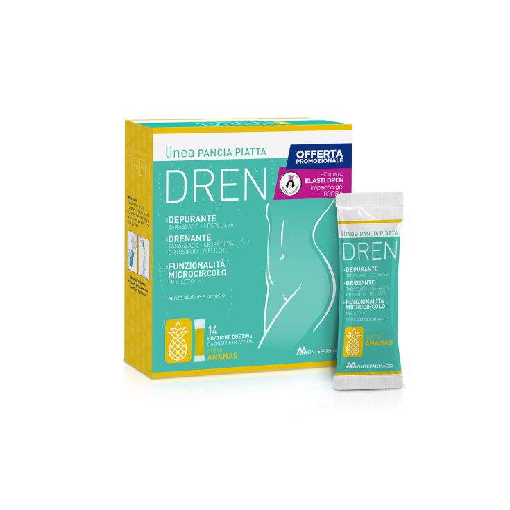 Dren Pancia Piatta Ananas Montefarmaco 14 Bustine
