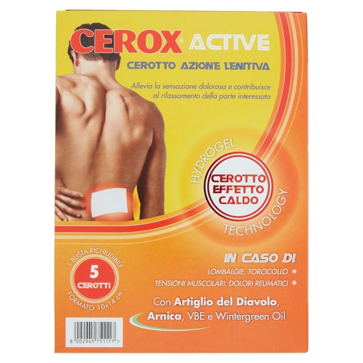 Cerox Active Cerotto Azione Lenitiva Tavola 5 Cerotti