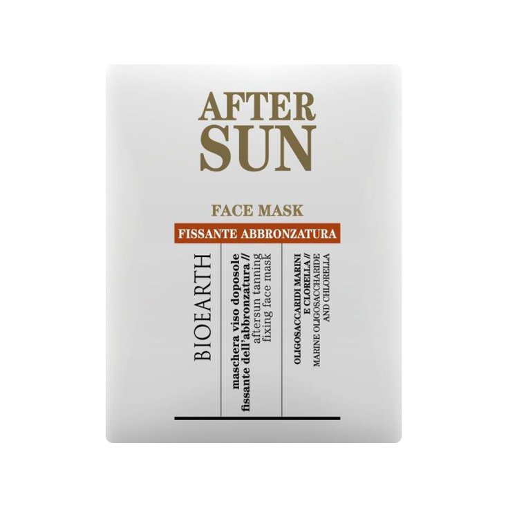 After Sun Face Mask Fissante Abbronzatura BioEarth 15ml