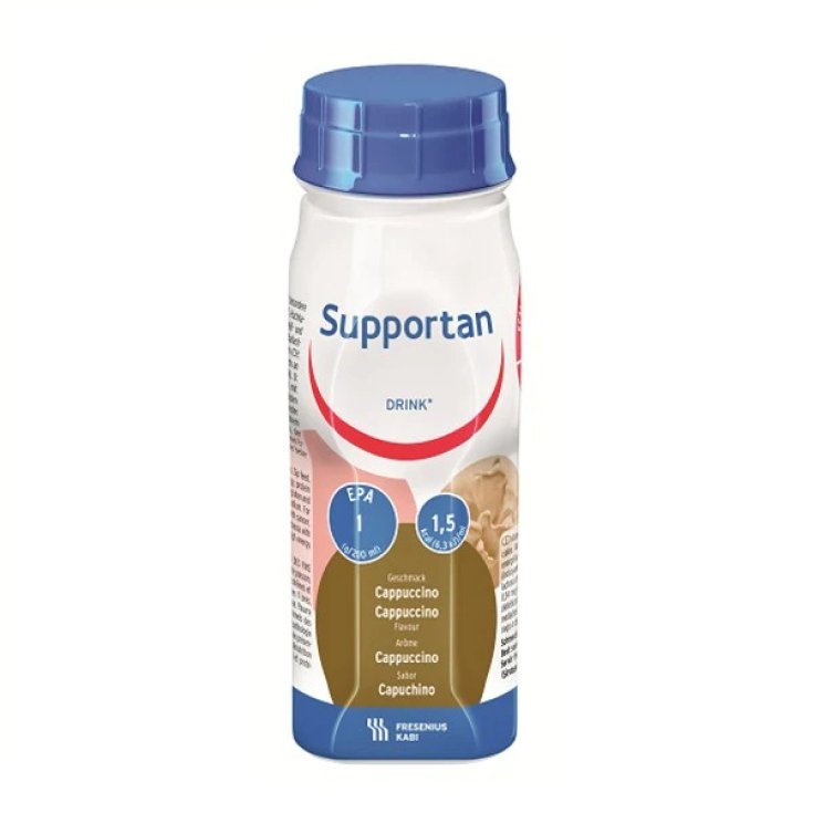 Supportan Drink&reg; Cappuccino Fresenius Kabi 4 Flaconi 200ml
