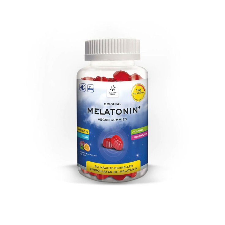 Melatonin+&nbsp;Lemon Pharma 60 Gommose