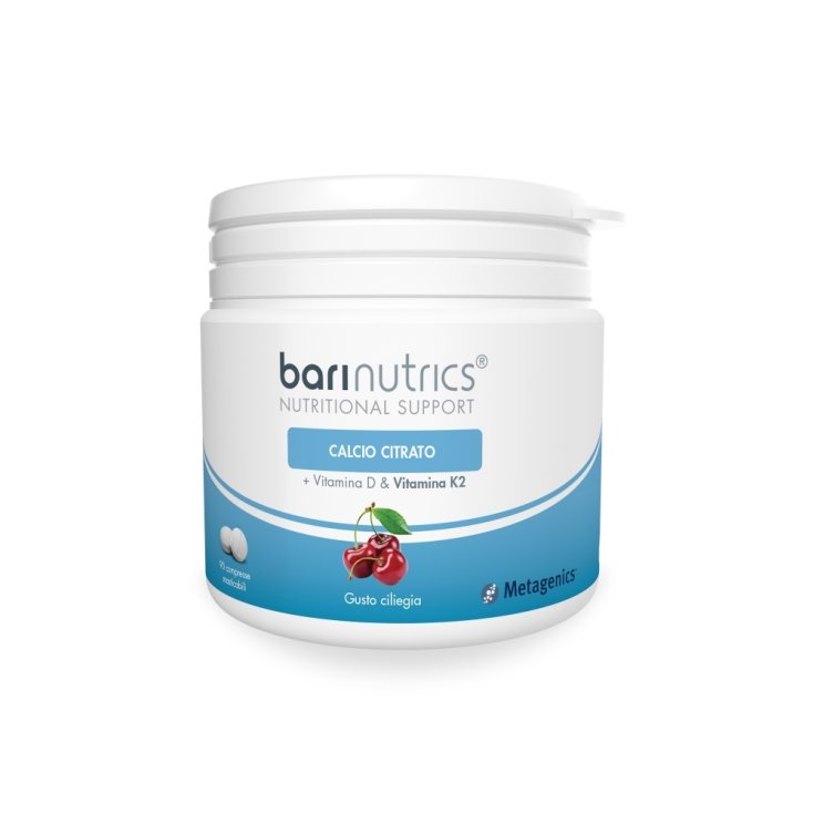 BariNutrics Calcium Citrato + Vit.D & K2 Metagenics&reg; 90 Compresse Masticabili
