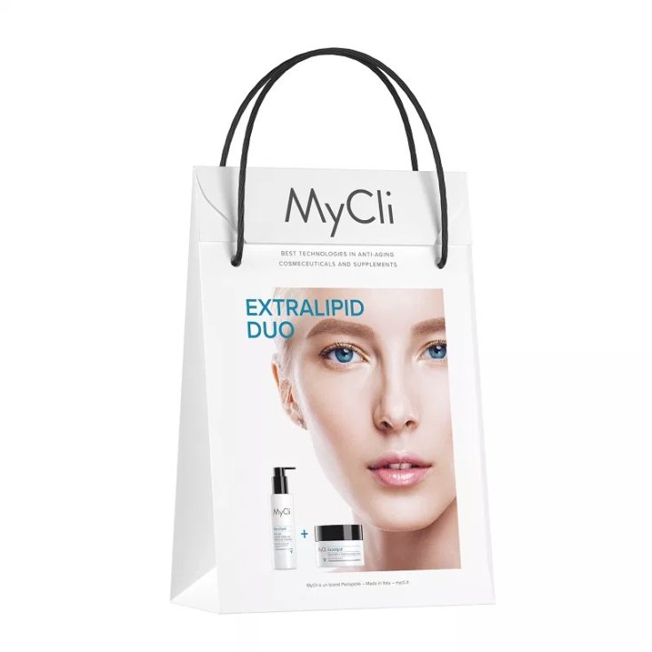 Extralipid&nbsp;Duo: Tensoil Detergente Struccante Delicato +&nbsp;Crema Riparatrice Restitutiva MyCli