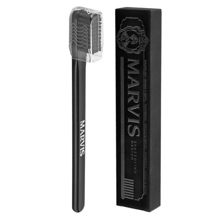 Spazzolino Medium Nero Marvis 1 Pezzo