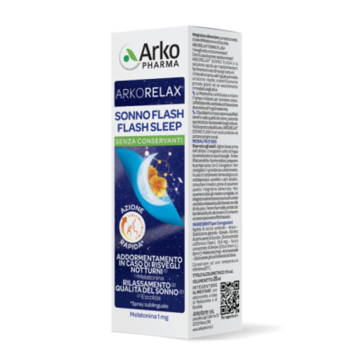 Arkorelax Flash Sonno Arkopharma Spray 20ml