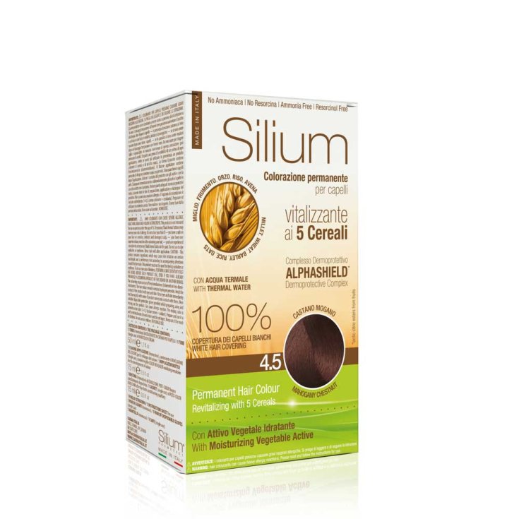Colorazione Permanente In Crema Castano Mogano 4,5 Silium 1 Kit