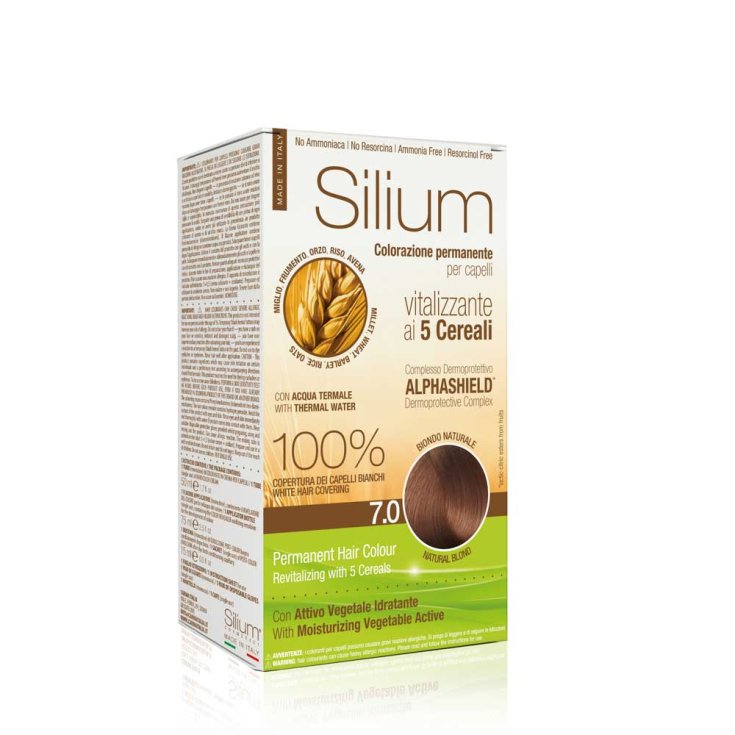 Colorazione Permanente In Crema&nbsp;Biondo Naturale 7,0 Silium 1 Kit