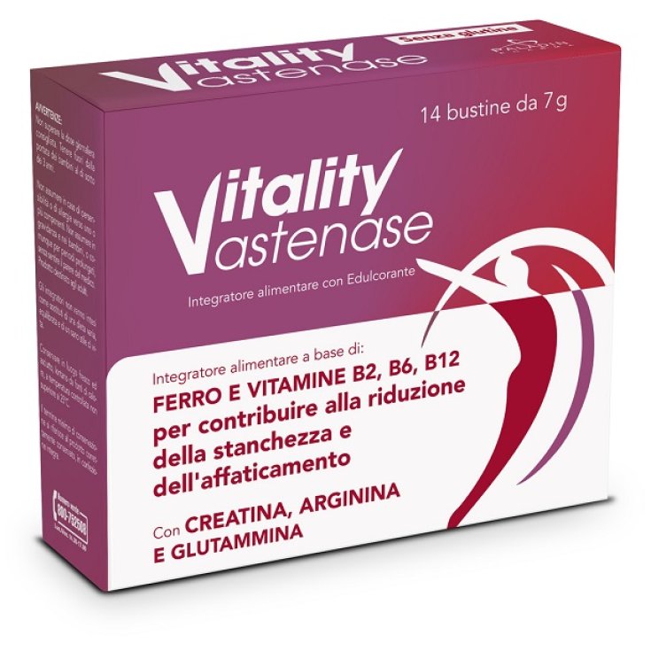 Vitality Astenase Frutta Paladin Pharma 14 Bustine