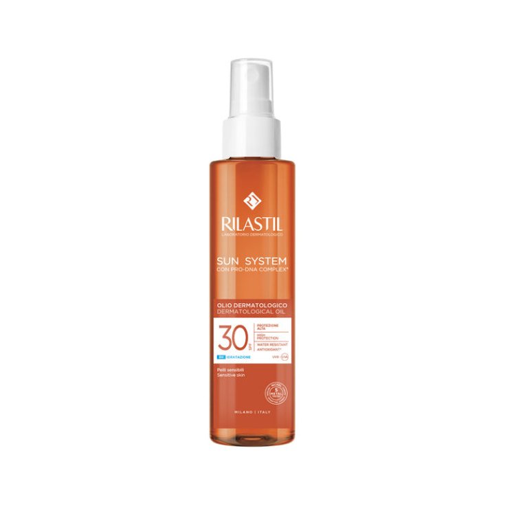 Olio Dermatologico SPF30 Rilastil Sun System 200ml