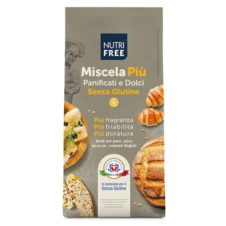 Miscela Pi&ugrave; Penificati e Dolci NutriFree 1000g